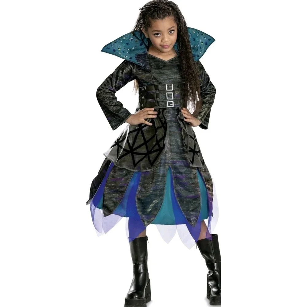 Uliana Deluxe Descendants Rise of Red Disney Child Costume Large 10-12 Kids